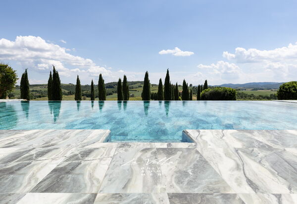 Villa Delle Vigne: Building Exterior, Hot Tub, Main Entrance, Planimetry, Spring, Summer, Wellness