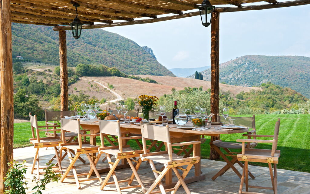 Villa Camino: Attività, Balcone / Terrazza / Patio, Caratteristiche, Estate, Esterni, Piscina, Primavera