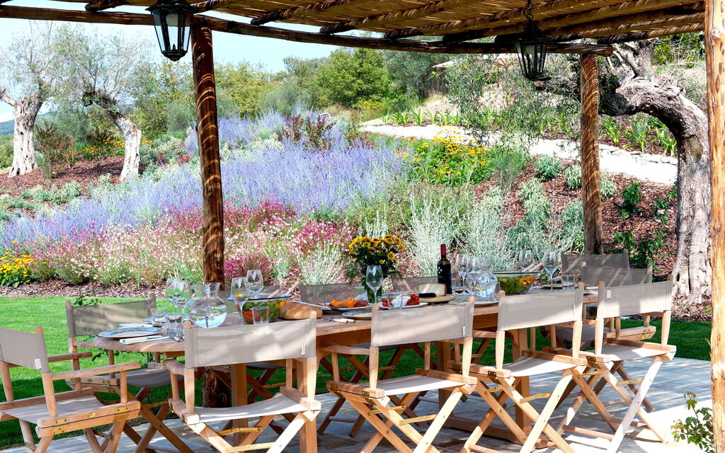 Villa Camino: Attività, Balcone / Terrazza / Patio, Caratteristiche, Estate, Esterni, Piscina, Primavera