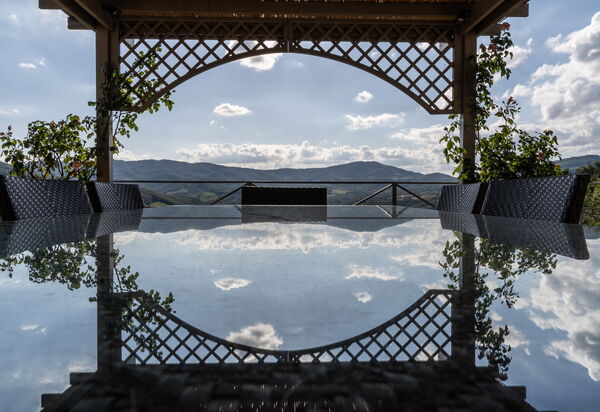 Villa Montini: Attività, Balcone / Terrazza / Patio, Benessere, Caratteristiche, Estate, Esterni, Giardino, Piscina, Primavera, Servizi