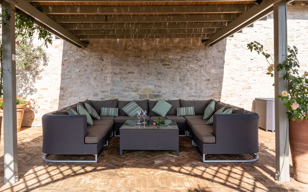 Villa Montini: Activities, Amenities, Balcony / Terrace / Patio, Building Exterior, Facilities, Garden, Pool, Spring, Summer, Wellness