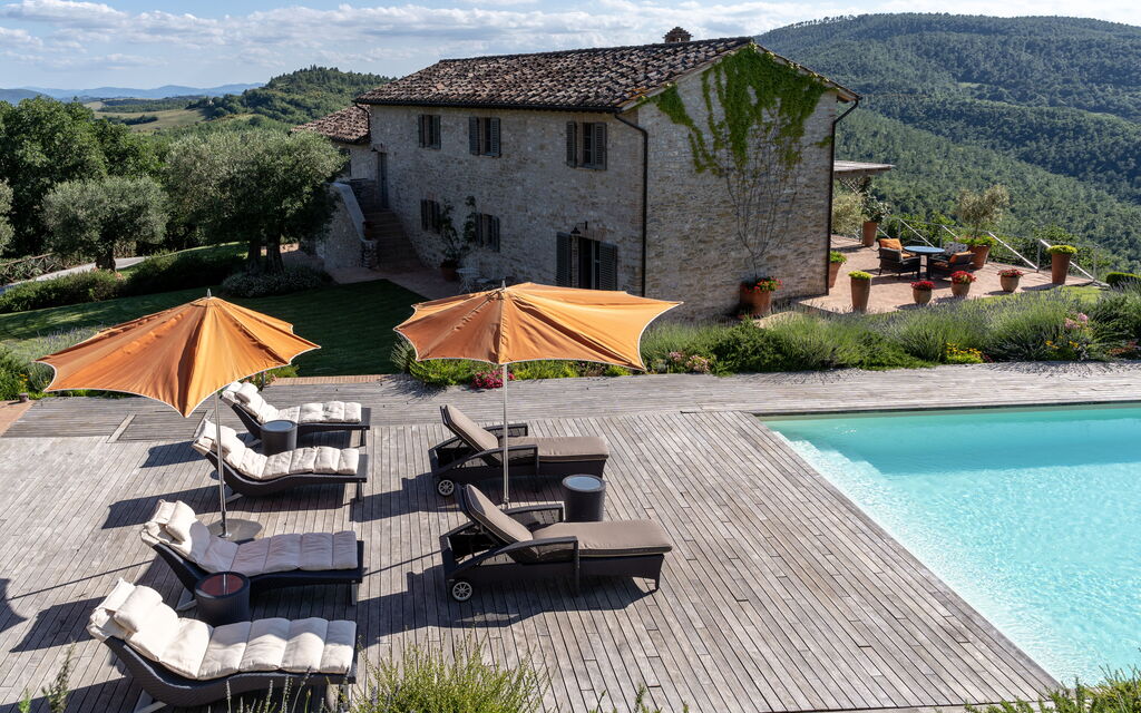 Villa Montini: Activities, Amenities, Balcony / Terrace / Patio, Building Exterior, Facilities, Garden, Pool, Spring, Summer, Wellness