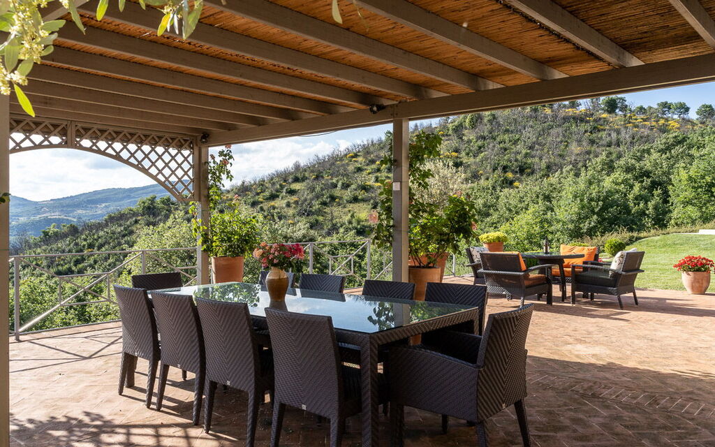 Villa Montini: Activities, Amenities, Balcony / Terrace / Patio, Building Exterior, Facilities, Garden, Pool, Spring, Summer, Wellness