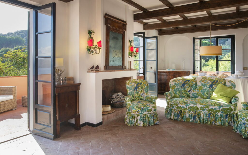 Villa Elvira: Activities, Amenities, Balcony / Terrace / Patio, Building Exterior, Garden, Main Entrance, Pool, Spring, Summer, Wellness