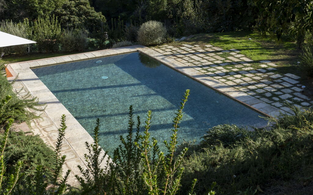 Villa Elvira: Activities, Amenities, Balcony / Terrace / Patio, Building Exterior, Garden, Main Entrance, Pool, Spring, Summer, Wellness