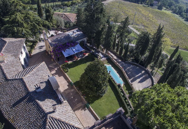 Villa Del Duca: Activities, Balcony / Terrace / Patio, Building Exterior, Pool, Spring, Summer, Wellness