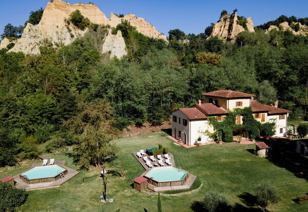Villa Fortezza: Activities, Amenities, Balcony / Terrace / Patio, Building Exterior, Garden, Pool, Spring, Summer, Wellness