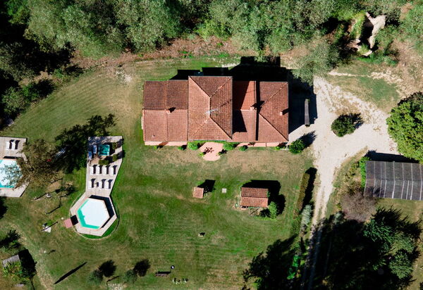 Villa Fortezza: Activities, Amenities, Balcony / Terrace / Patio, Building Exterior, Garden, Pool, Spring, Summer, Wellness