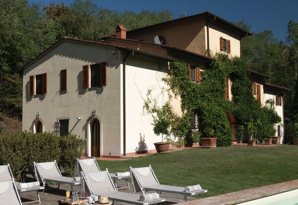 Villa Fortezza: Activities, Amenities, Balcony / Terrace / Patio, Building Exterior, Garden, Pool, Spring, Summer, Wellness