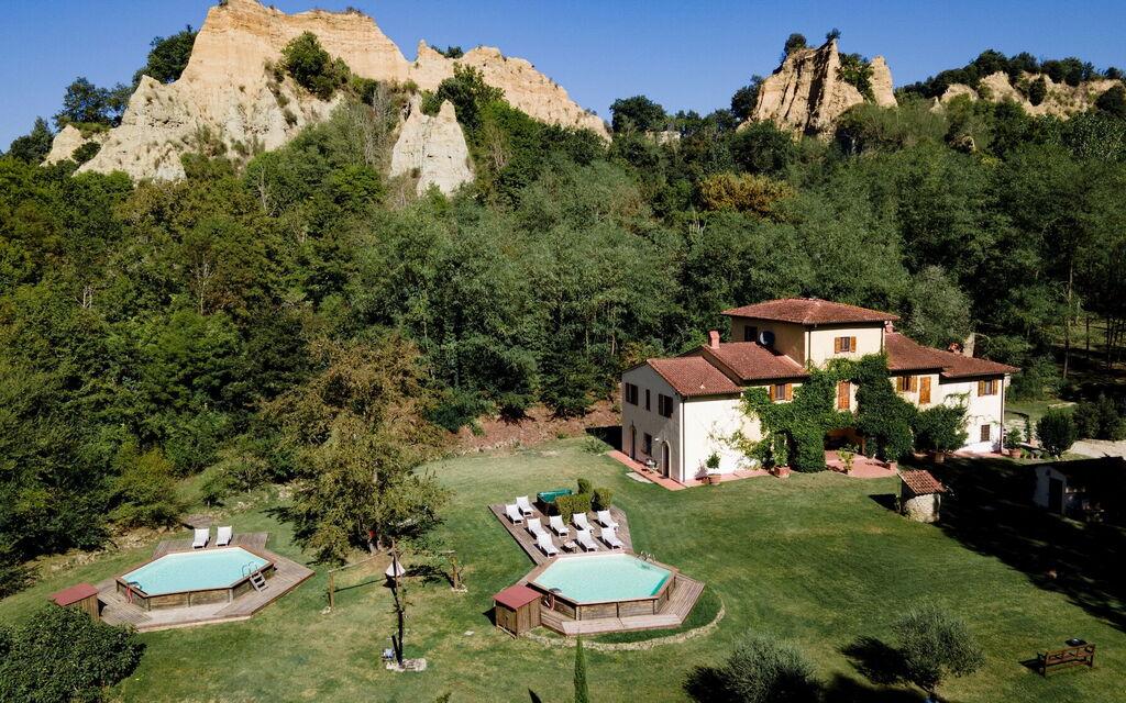 Villa Fortezza: Activities, Amenities, Balcony / Terrace / Patio, Building Exterior, Garden, Pool, Spring, Summer, Wellness