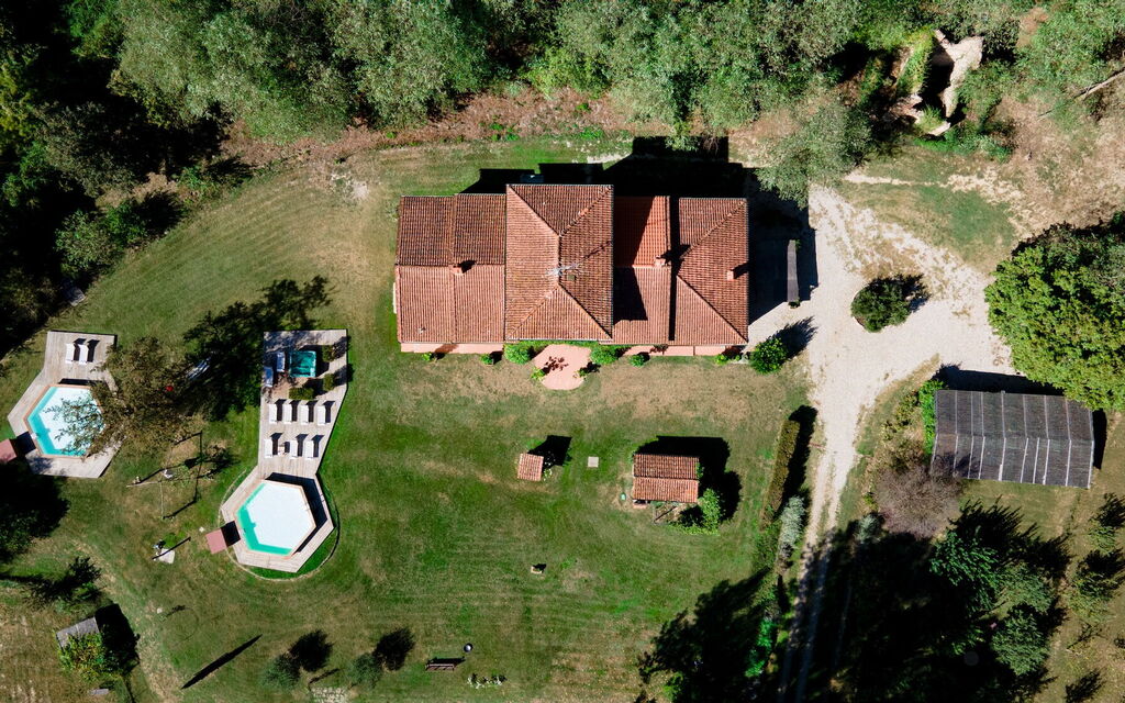 Villa Fortezza: Activities, Amenities, Balcony / Terrace / Patio, Building Exterior, Garden, Pool, Spring, Summer, Wellness