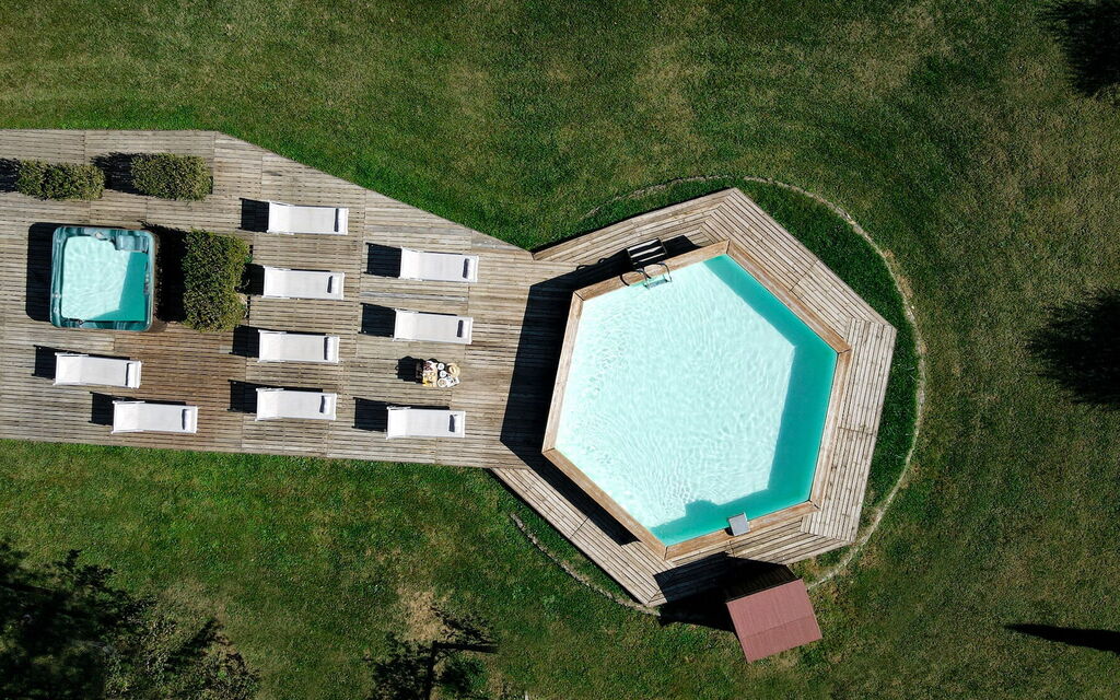 Villa Fortezza: Activities, Amenities, Balcony / Terrace / Patio, Building Exterior, Garden, Pool, Spring, Summer, Wellness