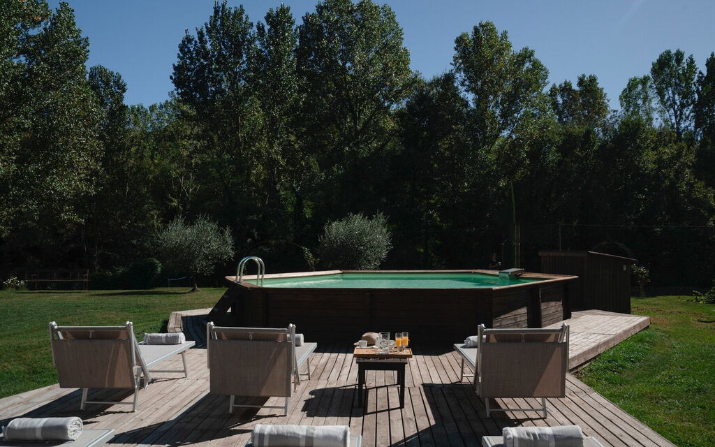 Villa Fortezza: Activities, Amenities, Balcony / Terrace / Patio, Building Exterior, Garden, Pool, Spring, Summer, Wellness