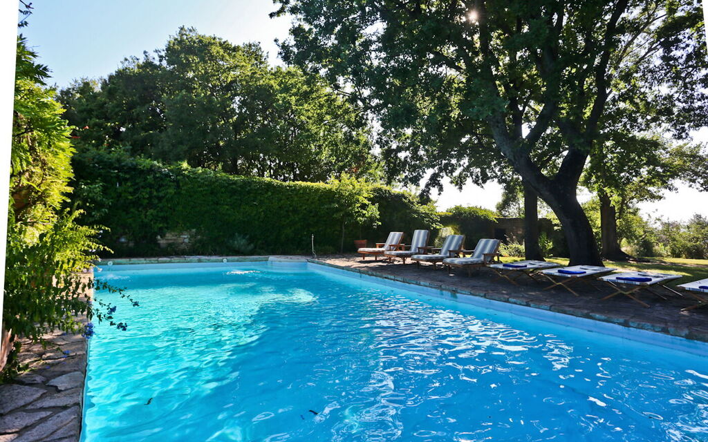 Villa Bellaria: Attività, Balcone / Terrazza / Patio, Benessere, Caratteristiche, Entrata Principale, Estate, Esterni, Piscina, Primavera