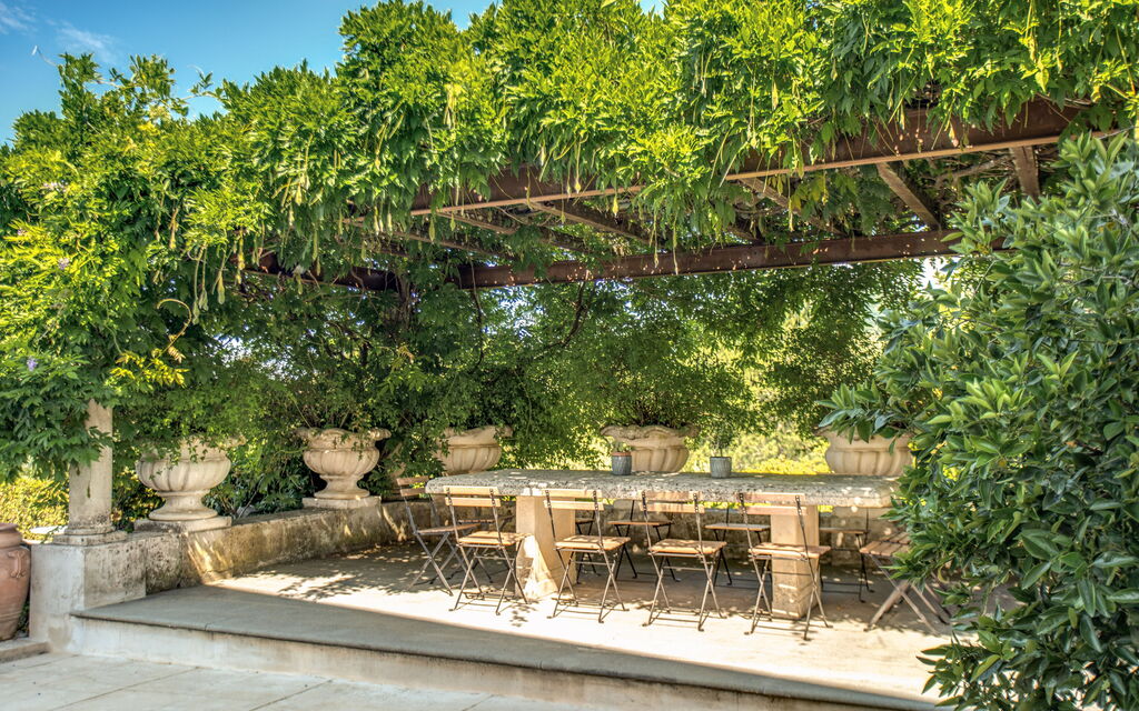 Villa Coraline 15: Activities, Amenities, Balcony / Terrace / Patio, Building Exterior, Garden, Main Entrance, Pool, Spring, Summer