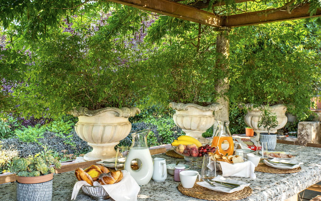 Villa Coraline 15: Activities, Amenities, Balcony / Terrace / Patio, Building Exterior, Garden, Main Entrance, Pool, Spring, Summer