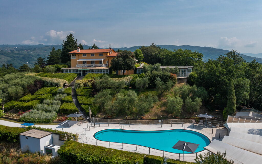 Villa Coraline 15: Activities, Amenities, Balcony / Terrace / Patio, Building Exterior, Garden, Main Entrance, Pool, Spring, Summer