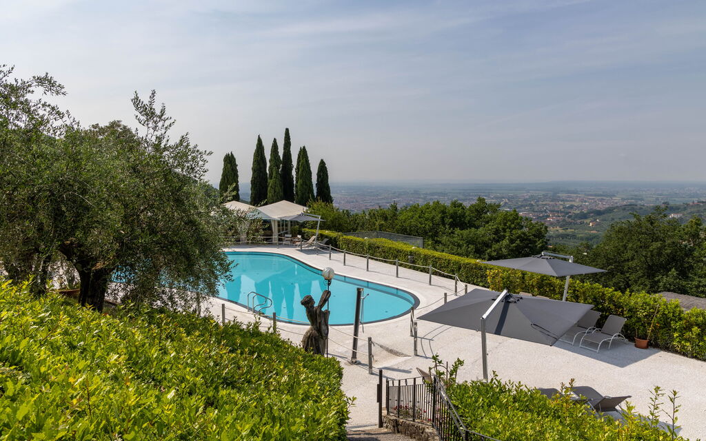 Villa Coraline 15: Activities, Amenities, Balcony / Terrace / Patio, Building Exterior, Garden, Main Entrance, Pool, Spring, Summer