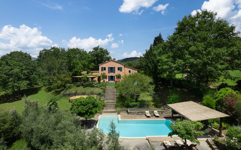 Villa Corridori: Activities, Amenities, Balcony / Terrace / Patio, Building Exterior, Garden, Other Room, Outdoor, Pool, Room Detail, Spring, Summer, Wellness