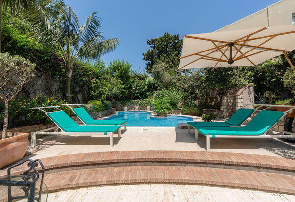 Villa Gotti: Building Exterior, Garden, Hot Tub, Main Entrance, Planimetry, Pool, Spring, Summer, Wellness