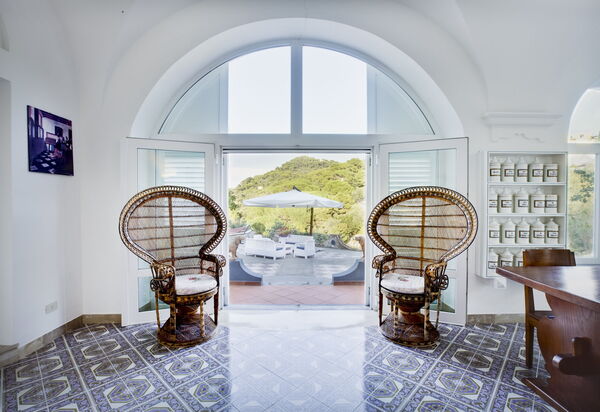 Villa Carola: Activities, Balcony / Terrace / Patio, Building Exterior, Garden, Hot Tub, Main Entrance, Pool, Spring, Summer, Wellness