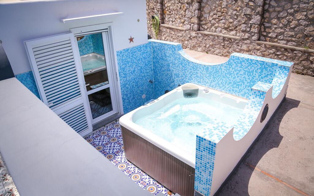 Villa Carola: Activities, Balcony / Terrace / Patio, Building Exterior, Garden, Hot Tub, Main Entrance, Pool, Spring, Summer