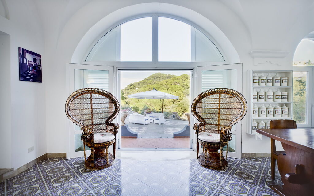 Villa Carola: Activities, Balcony / Terrace / Patio, Building Exterior, Garden, Hot Tub, Main Entrance, Pool, Spring, Summer, Wellness