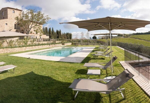 Villa Torre Merla: Amenities, Balcony / Terrace / Patio, Building Exterior, Facilities, Outdoor, Pool, Scenic View, Spring, Summer