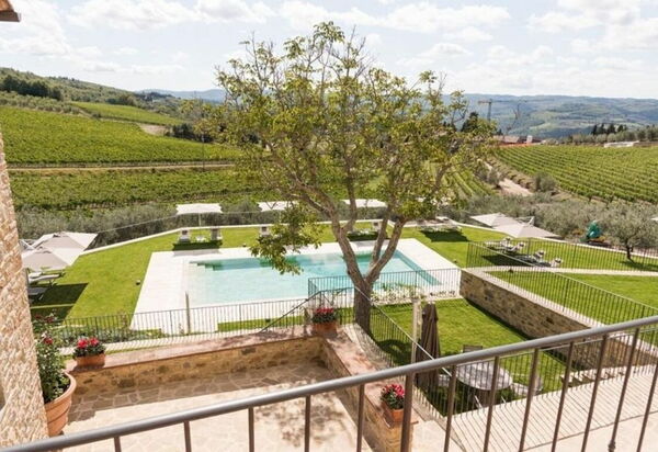 Villa Torre Merla: Amenities, Balcony / Terrace / Patio, Building Exterior, Facilities, Outdoor, Pool, Scenic View, Spring, Summer