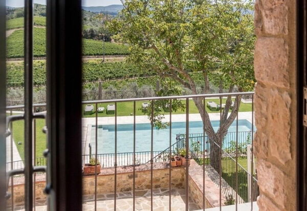 Villa Torre Merla: Amenities, Balcony / Terrace / Patio, Building Exterior, Facilities, Outdoor, Pool, Scenic View, Spring, Summer