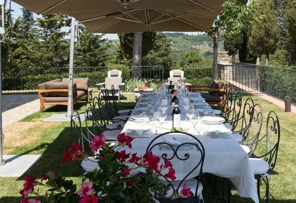 Villa Torre Merla: Amenities, Balcony / Terrace / Patio, Building Exterior, Facilities, Outdoor, Pool, Scenic View, Spring, Summer