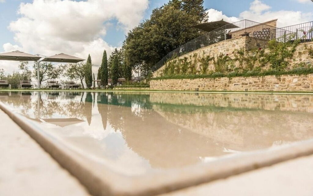 Villa Torre Merla: all'aperto, Balcone / Terrazza / Patio, Caratteristiche, Estate, Esterni, Piscina, Primavera, Servizi, Vista Panoramica