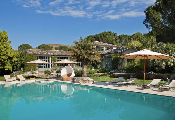 Villa Naxos: Activities, Amenities, Balcony / Terrace / Patio, Building Exterior, Facilities, Garden, Main Entrance, People, Pool, Spring, Summer, Wellness