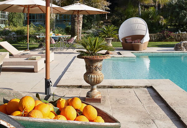 Villa Naxos: Activities, Amenities, Balcony / Terrace / Patio, Building Exterior, Facilities, Garden, Main Entrance, People, Pool, Spring, Summer, Wellness