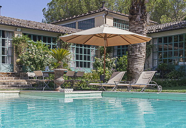 Villa Naxos: Activities, Amenities, Balcony / Terrace / Patio, Building Exterior, Facilities, Garden, Main Entrance, People, Pool, Spring, Summer, Wellness