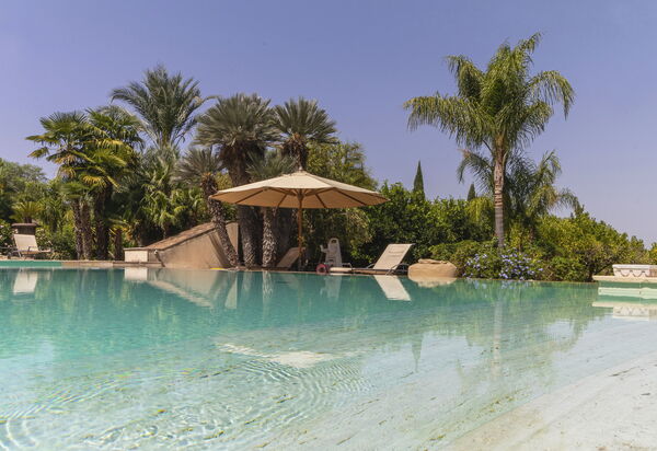 Villa Naxos: Activities, Amenities, Balcony / Terrace / Patio, Building Exterior, Facilities, Garden, Main Entrance, People, Pool, Spring, Summer, Wellness