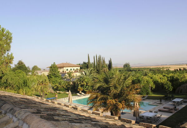 Villa Naxos: Activities, Amenities, Balcony / Terrace / Patio, Building Exterior, Facilities, Garden, Main Entrance, People, Pool, Spring, Summer, Wellness