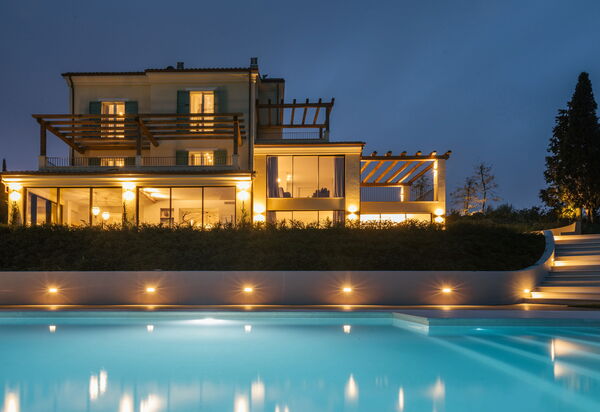 Villa Vecchioni: Activities, Amenities, Balcony / Terrace / Patio, Building Exterior, Facilities, Food, Pool, Spring, Summer, Wellness