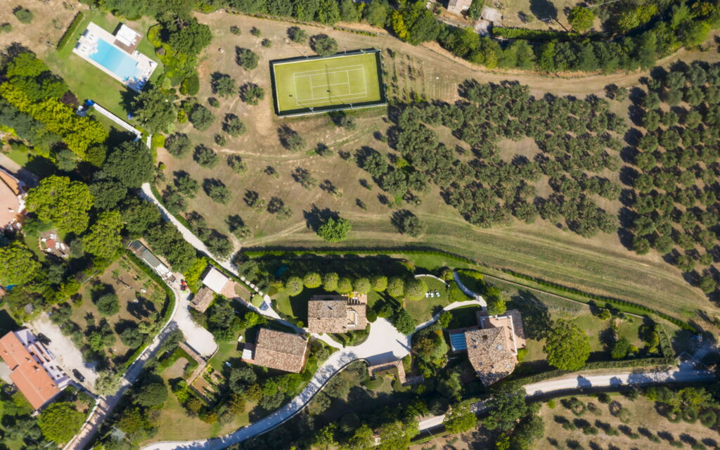 Villa Vecchioni: Activities, Amenities, Balcony / Terrace / Patio, Building Exterior, Facilities, Food, Pool, Spring, Summer, Wellness