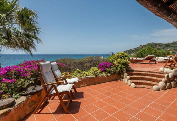 Villa Sardinia Star: Activities, Amenities, Balcony / Terrace / Patio, Building Exterior, Facilities, Garden, Main Entrance, Pool, Spring, Summer, Wellness