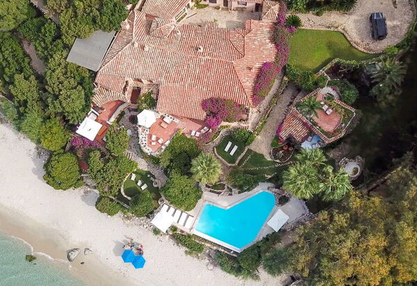 Villa Sardinia Star: Activities, Amenities, Balcony / Terrace / Patio, Building Exterior, Facilities, Garden, Main Entrance, Pool, Spring, Summer, Wellness