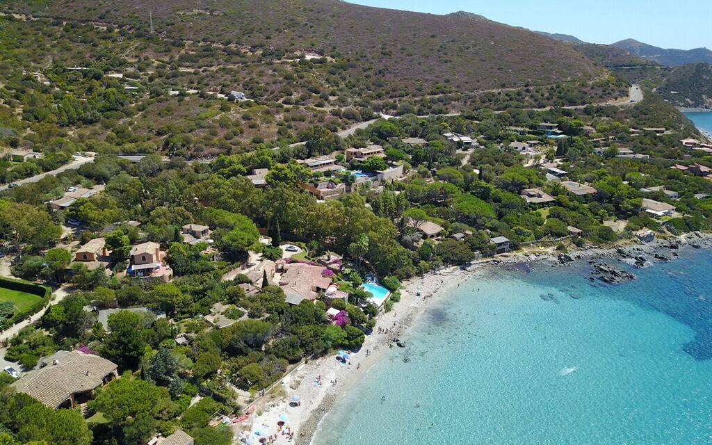 Villa Sardinia Star: Activities, Amenities, Balcony / Terrace / Patio, Building Exterior, Facilities, Garden, Main Entrance, Pool, Spring, Summer, Wellness
