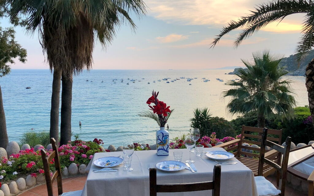 Villa Sardinia Star: Activities, Amenities, Balcony / Terrace / Patio, Building Exterior, Facilities, Garden, Main Entrance, Pool, Spring, Summer, Wellness
