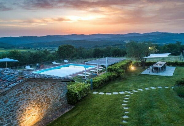 Villa Barberino: Activities, Amenities, Autumn, Balcony / Terrace / Patio, Building Exterior, Garden, Pool, Spring, Summer