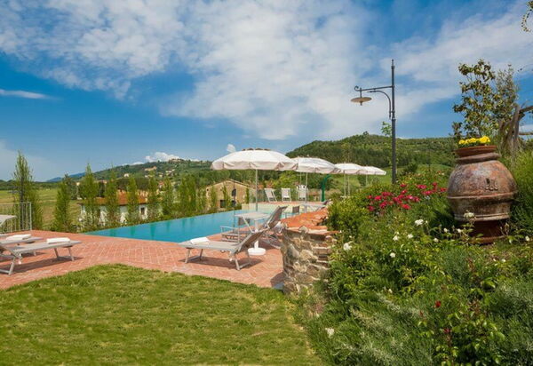 Villa San Gerbero: Activities, Amenities, Building Exterior, Garden, Hot Tub, Main Entrance, Pool, Spring, Summer