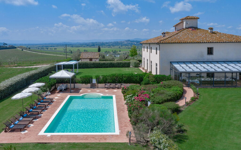 Villa Michele: Activities, Balcony / Terrace / Patio, Building Exterior, Garden, Main Entrance, Pool, Spring, Summer