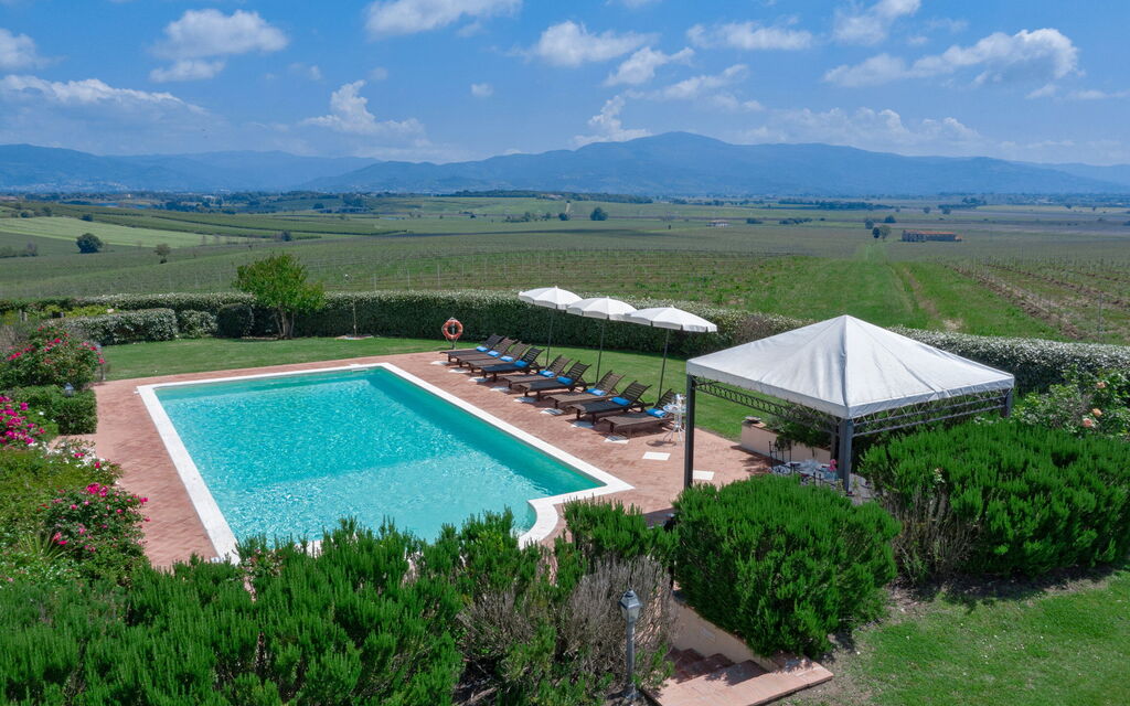 Villa Michele: Activities, Balcony / Terrace / Patio, Building Exterior, Garden, Main Entrance, Pool, Spring, Summer
