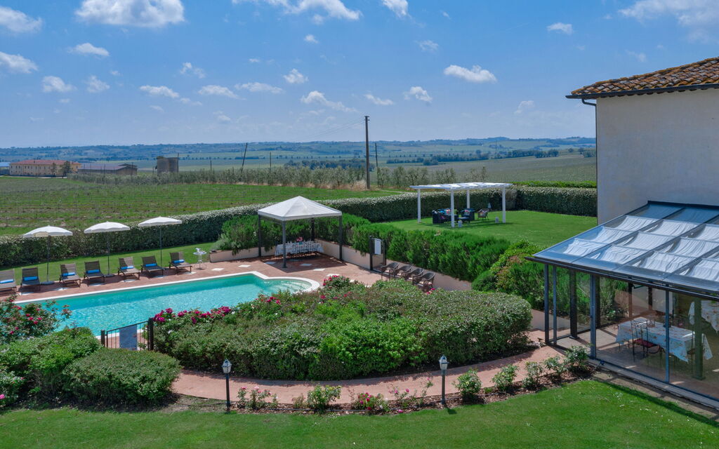 Villa Michele: Activities, Balcony / Terrace / Patio, Building Exterior, Garden, Main Entrance, Pool, Spring, Summer
