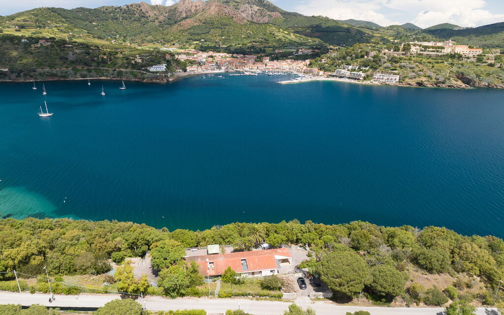 Villa Porto Azzurro: Activities, Amenities, Balcony / Terrace / Patio, Building Exterior, City, Scenic View, Spring, Summer, Wellness