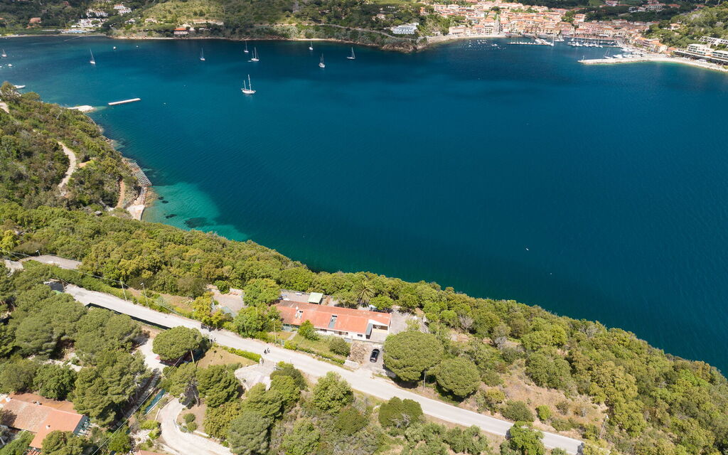 Villa Porto Azzurro: Activities, Amenities, Balcony / Terrace / Patio, Building Exterior, City, Scenic View, Spring, Summer, Wellness